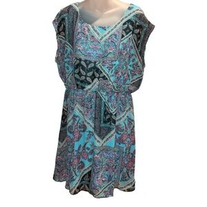 Luscious LA paisley print casual dress